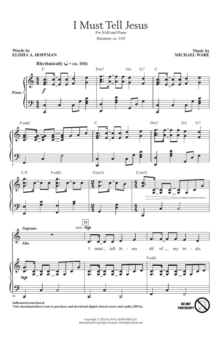I Must Tell Jesus - sample page 2