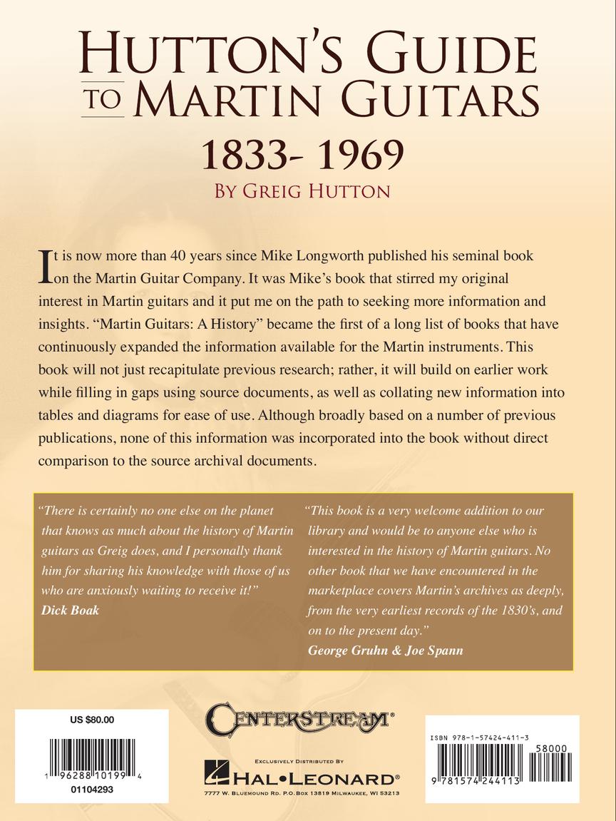Hutton's Guide to Martin Guitars: 1833-1969 - sample page 15