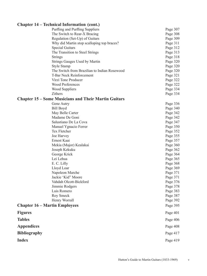 Hutton's Guide to Martin Guitars: 1833-1969 - sample page 5