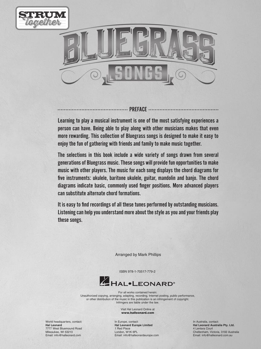 Bluegrass Songs – Strum Together - sample page 2