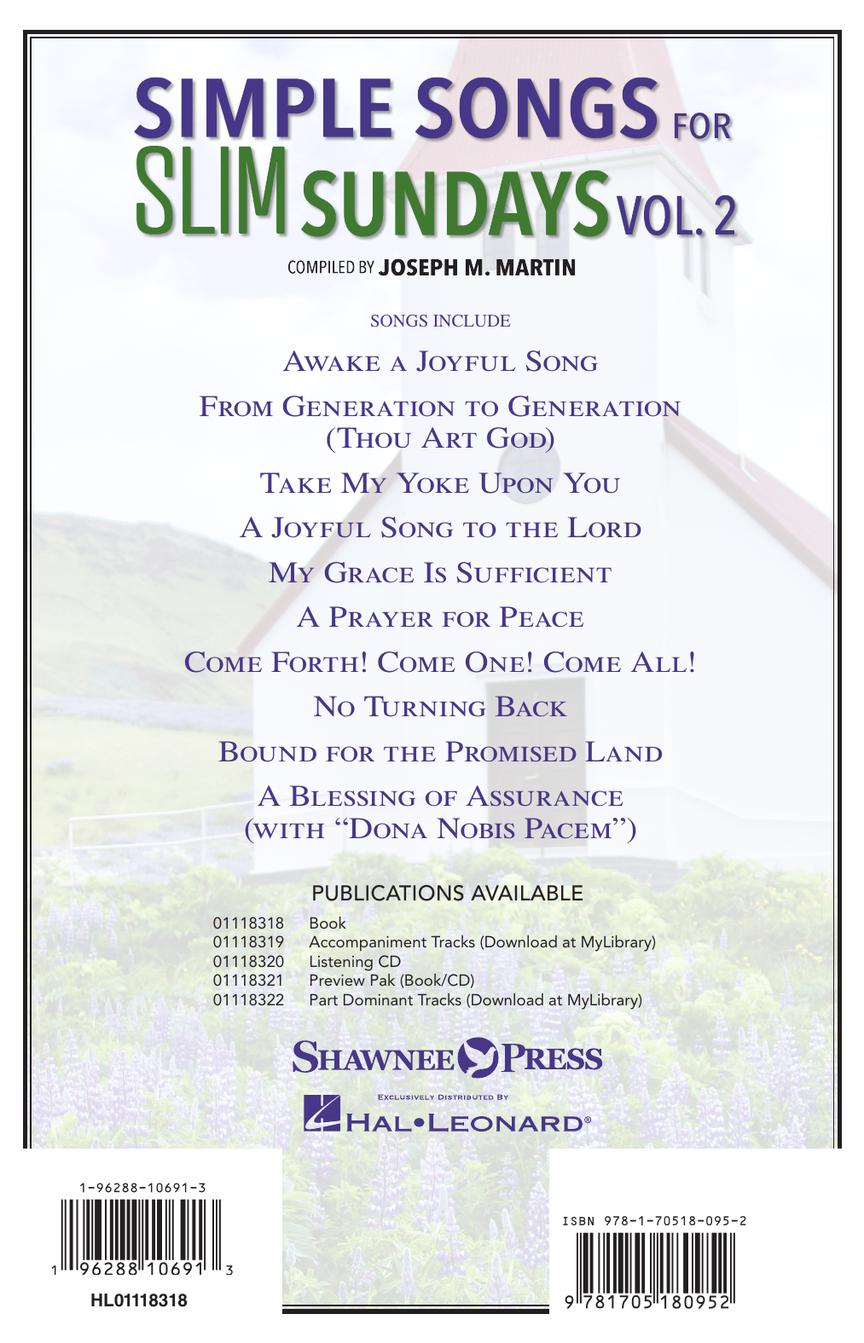 Simple Songs for Slim Sundays, Volume 2 - sample page 5