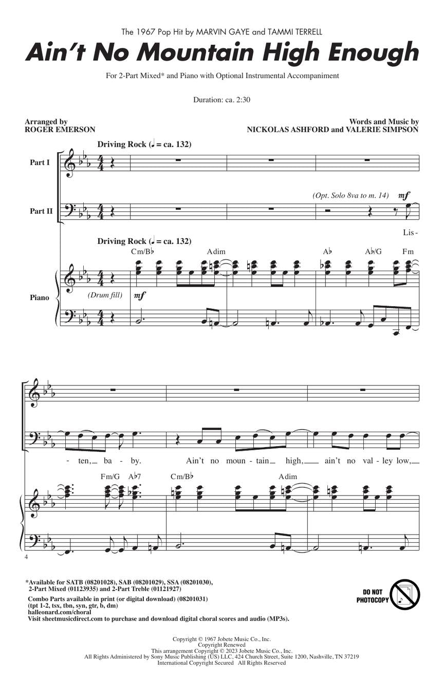 Ain't No Mountain High Enough - sample page 2
