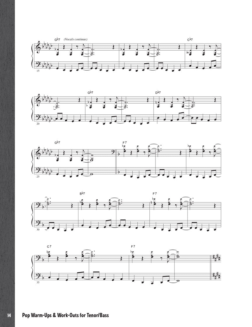 Pop Warm-Ups and Work-Outs for Tenor/Bass - sample page 9
