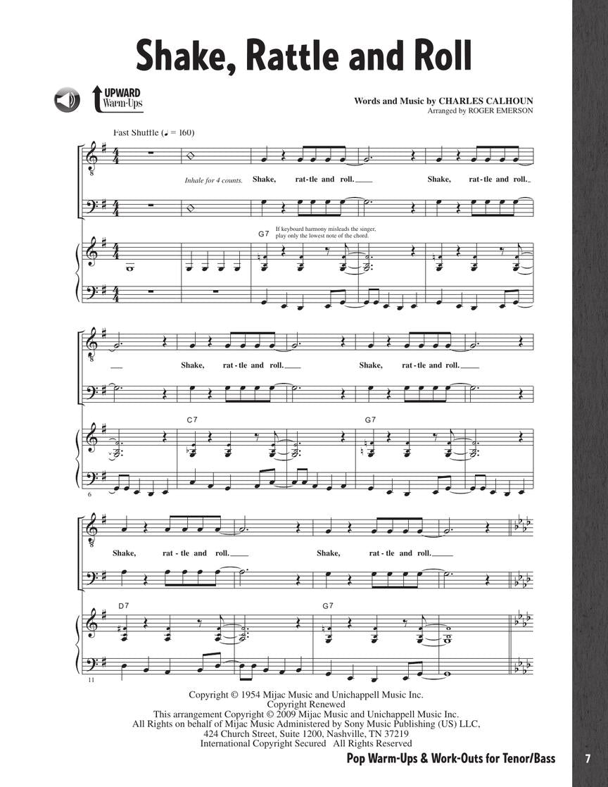 Pop Warm-Ups and Work-Outs for Tenor/Bass - sample page 6