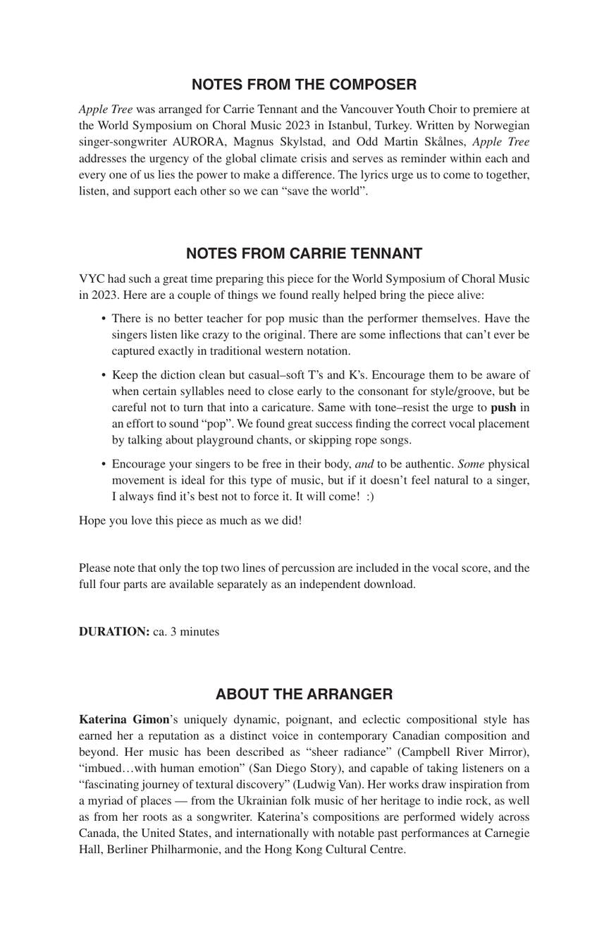 Apple Tree - sample page 2