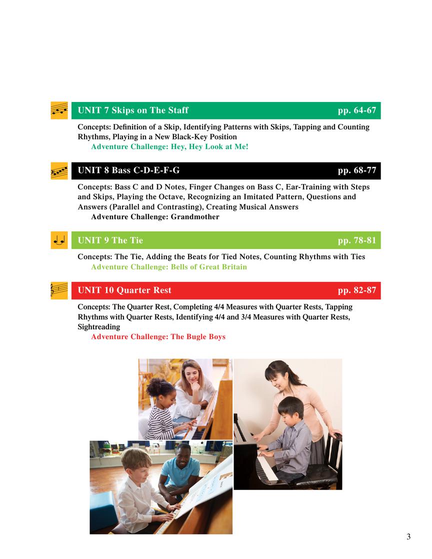 Primer Level Unit Assessments Teacher Handbook - sample page 3