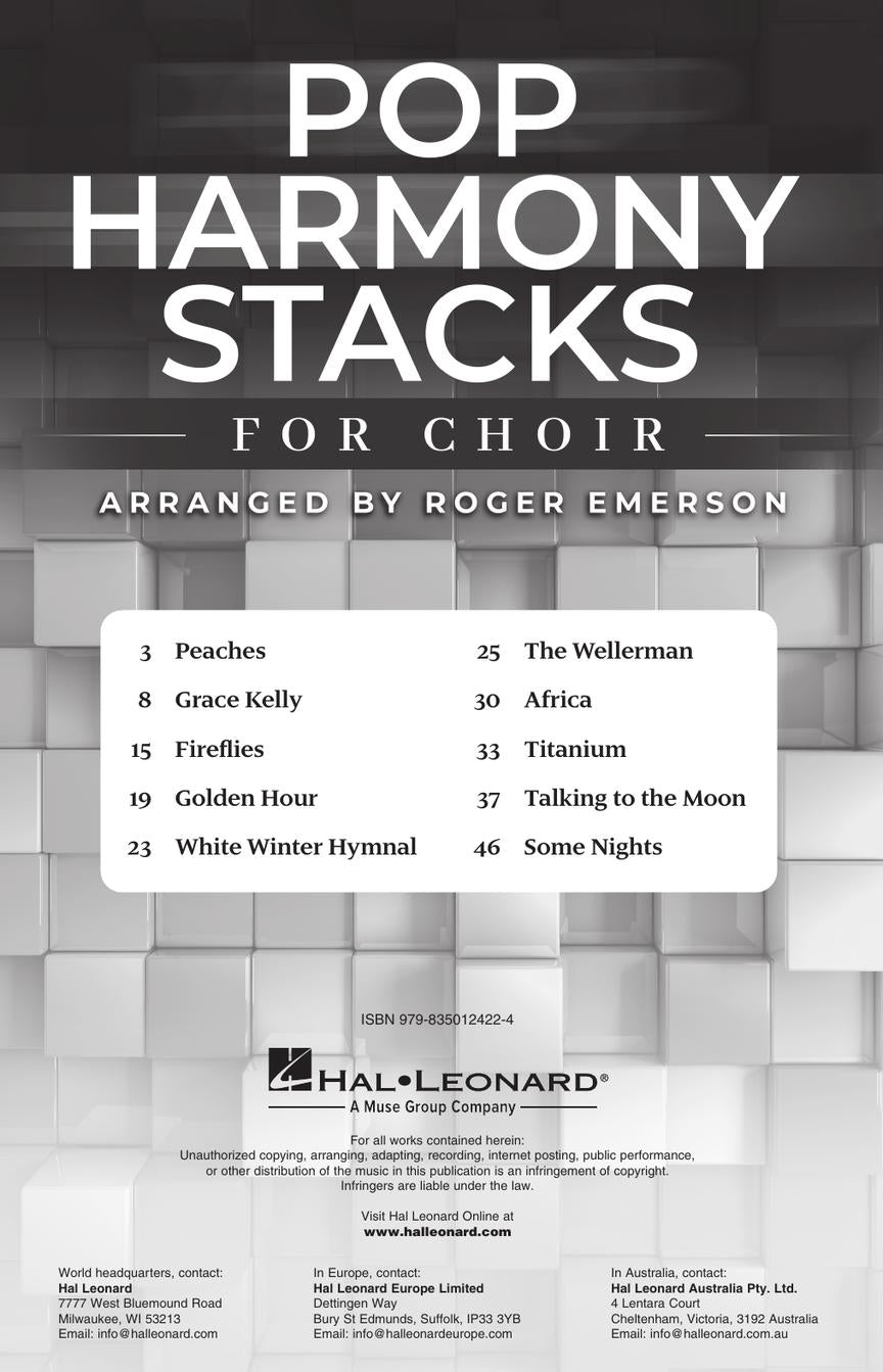 Pop Harmony Stacks for Choir - sample page 2