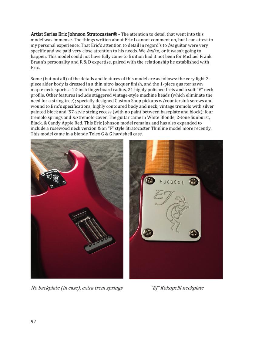 Fender Electric Guitars & Basses - sample page 9