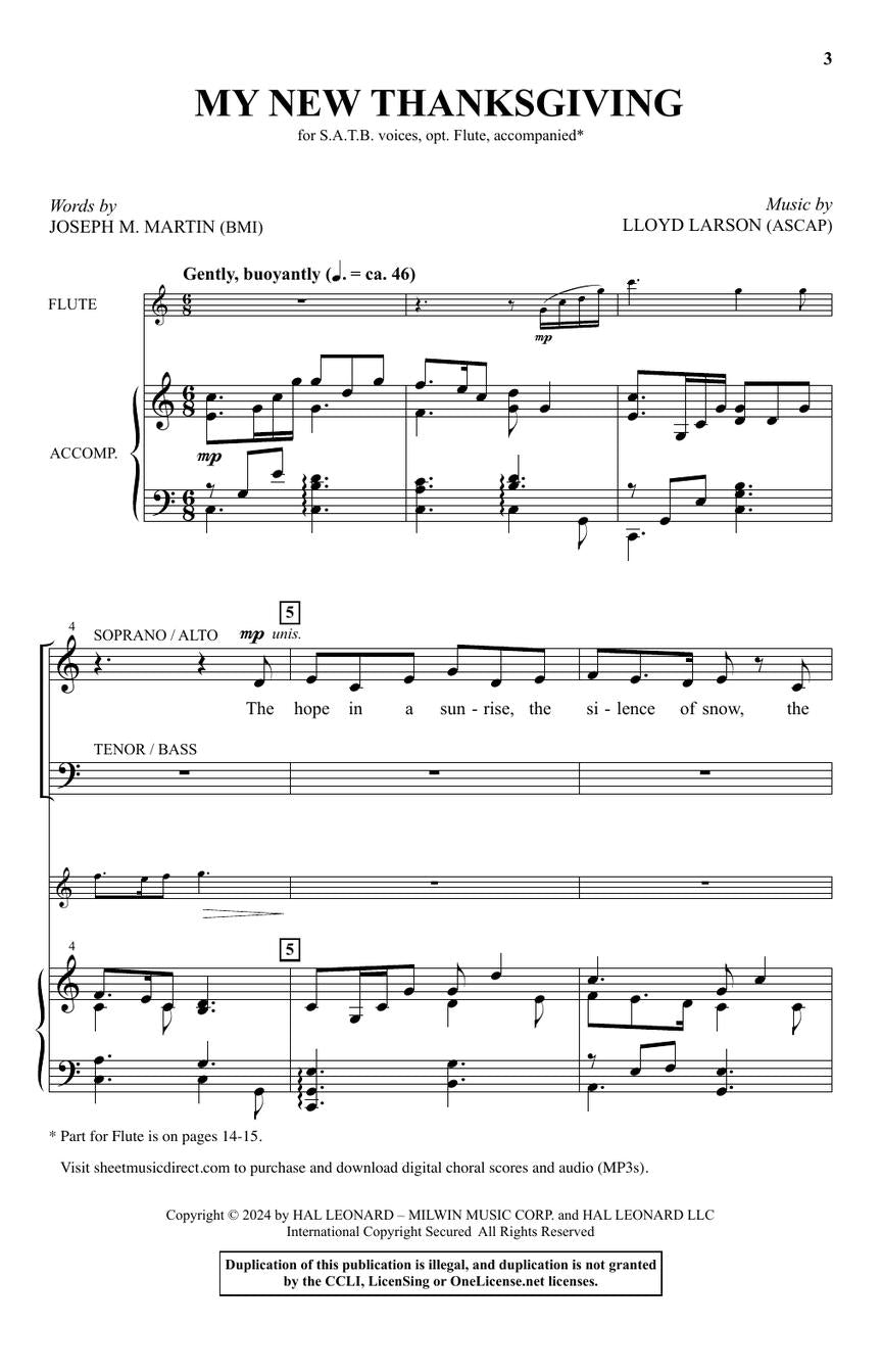 My New Thanksgiving - sample page 2