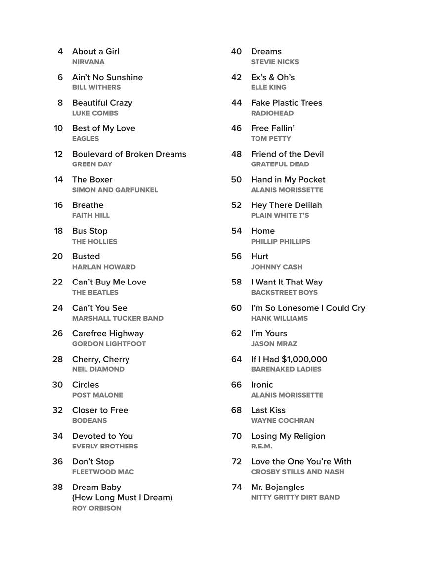 Acoustic Songs – Strum Together - sample page 2