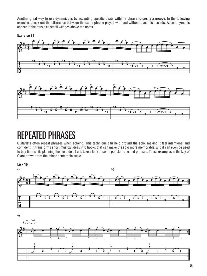 Hal Leonard Guitar Soloing Method - sample page 7