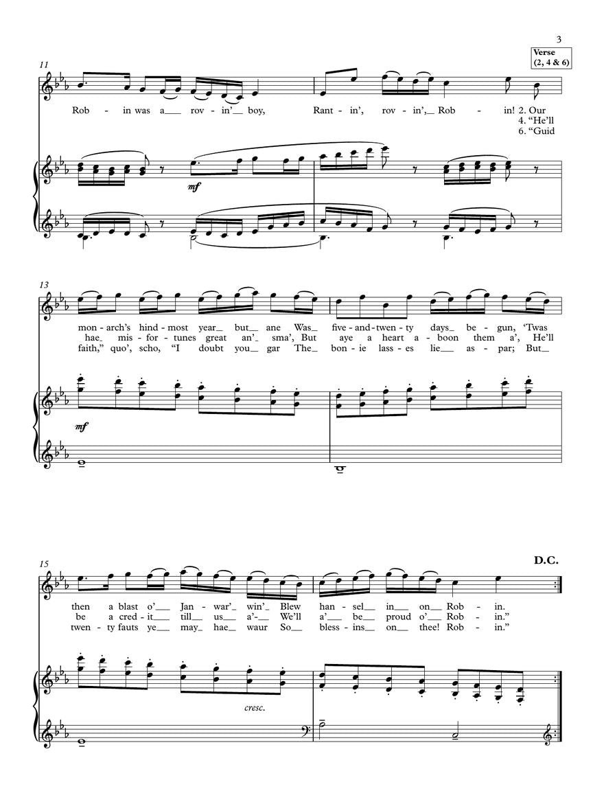 Three Scottish Songs - sample page 2