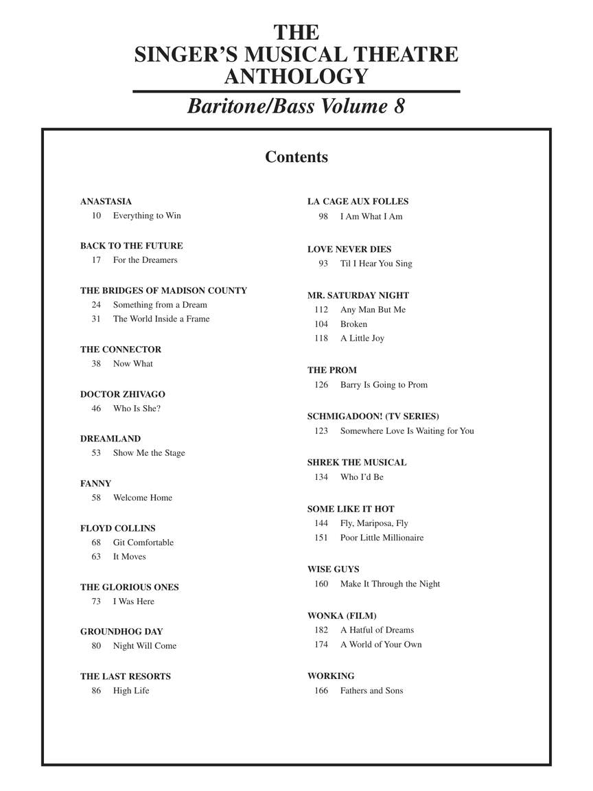 The Singer's Musical Theatre Anthology Volume 8 - sample page 3