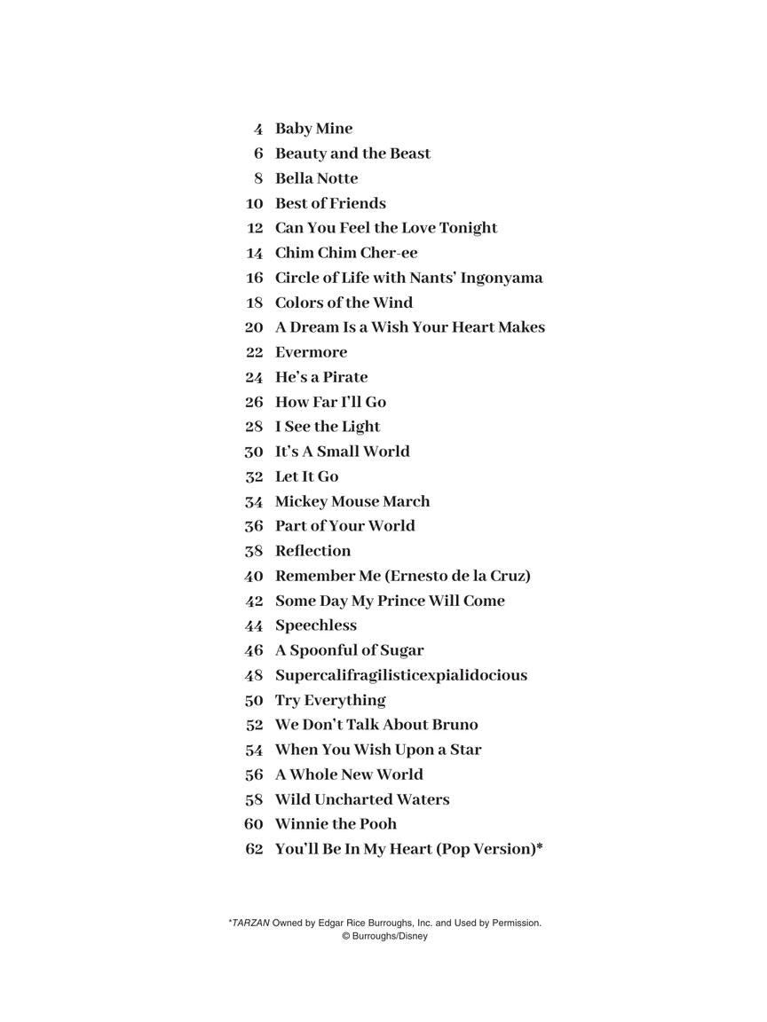 Disney Songs for Violin and Cello Duet - sample page 2