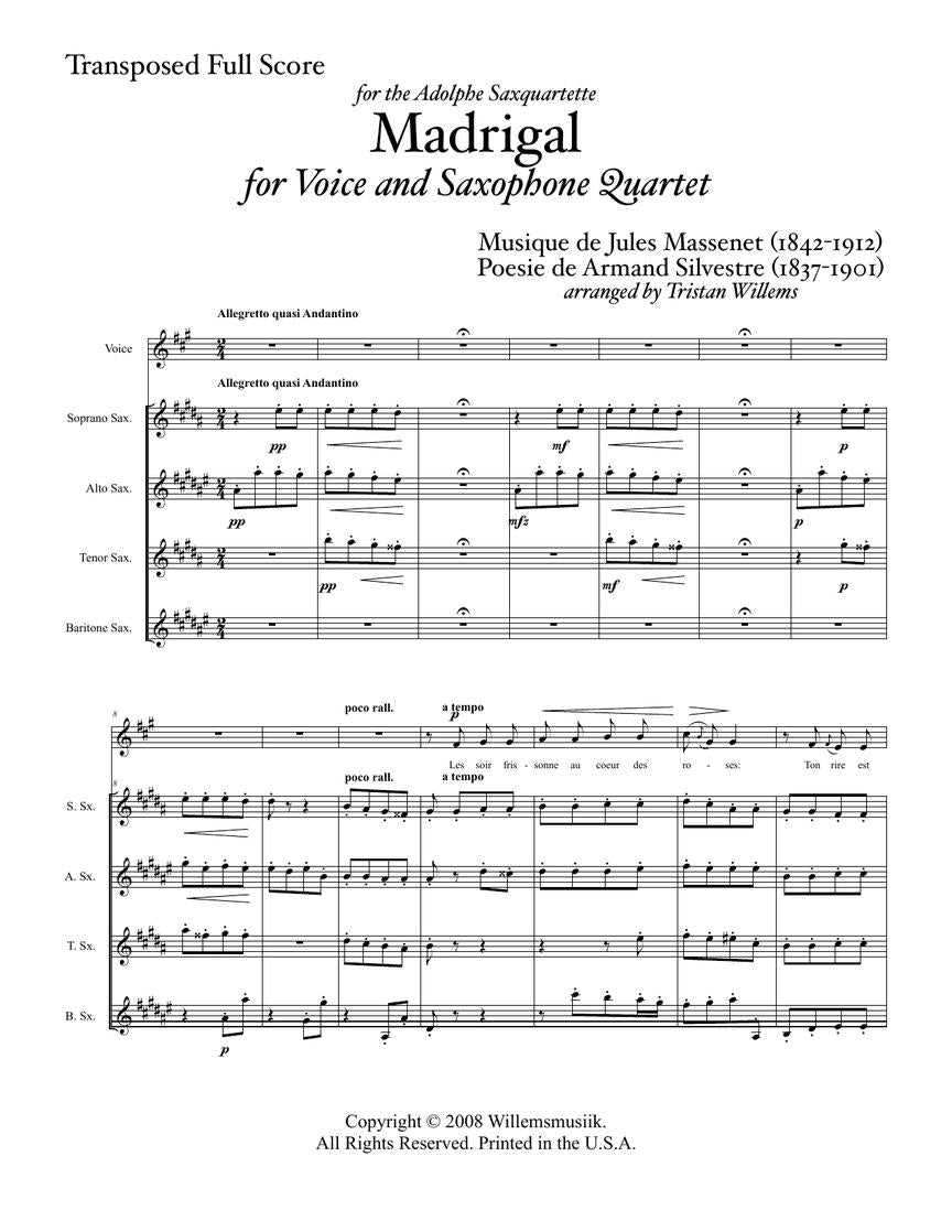 Madrigal (Score and Parts) - sample page 2