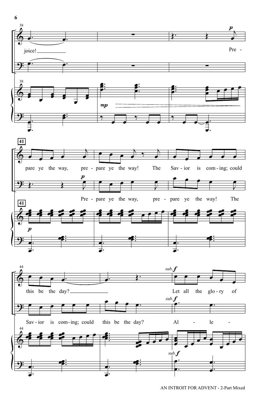 An Introit For Advent - sample page 4