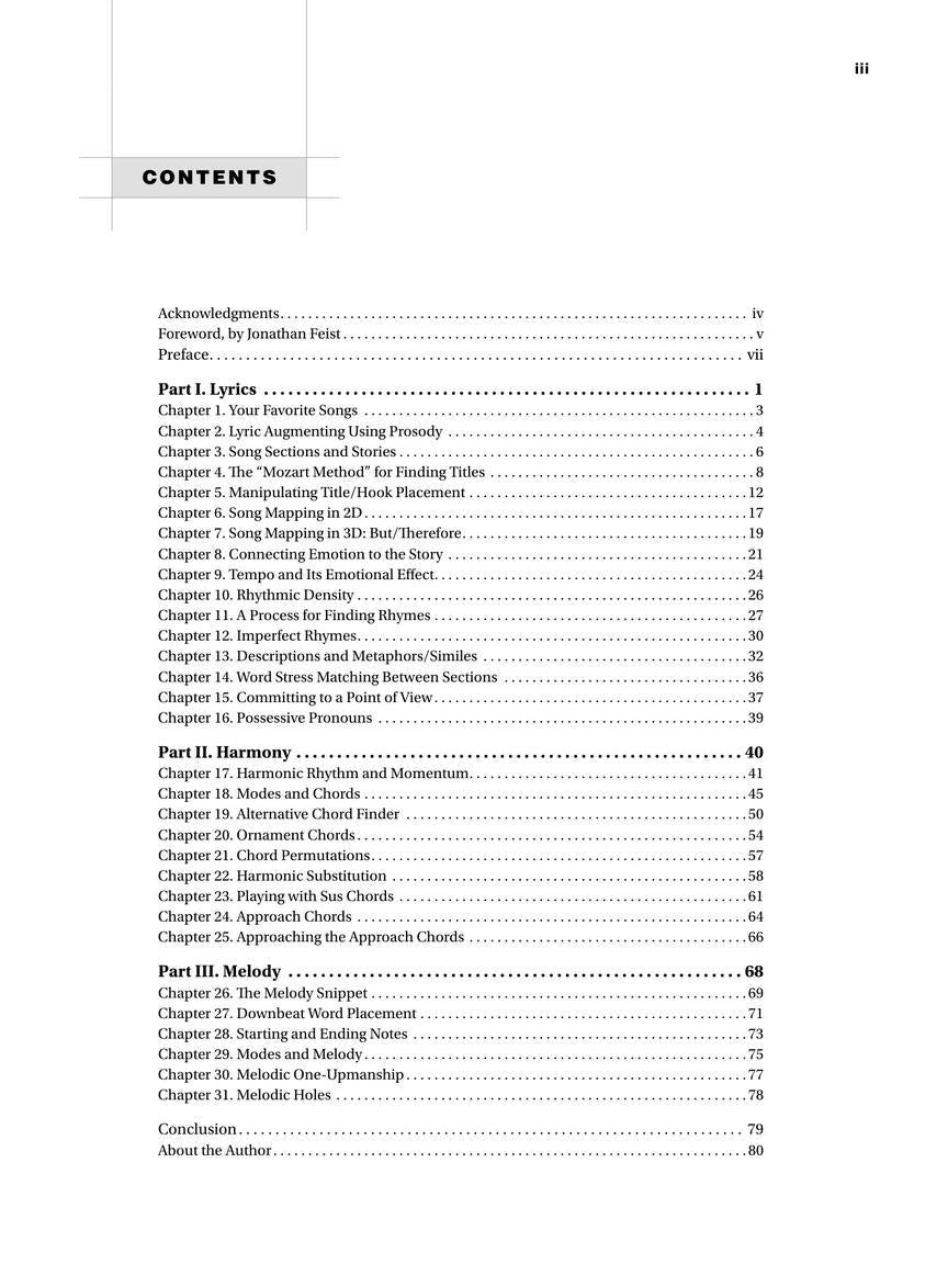 Songwriting Breakthroughs - sample page 2