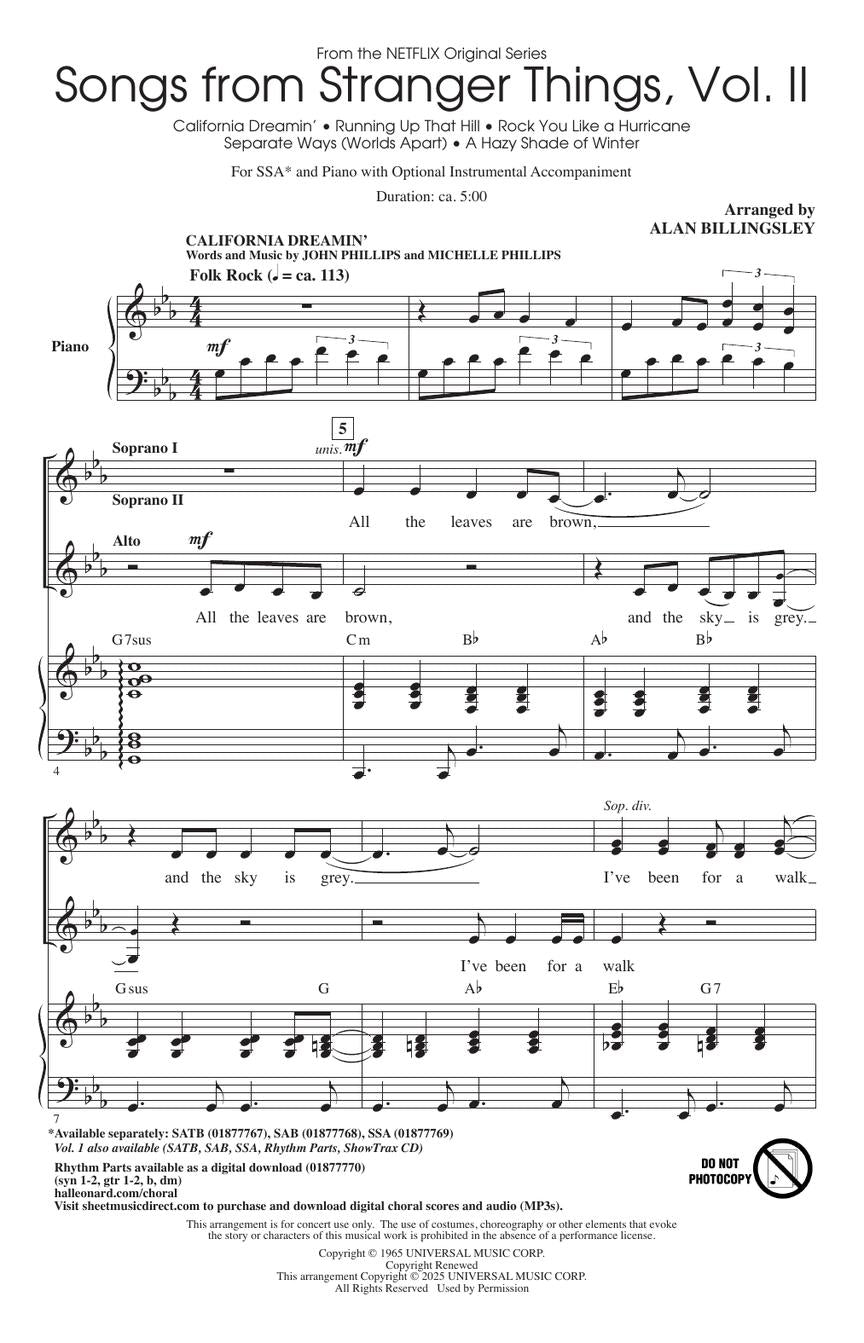 Songs from Stranger Things, Vol. II - sample page 2