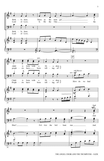 The Angel Choir and the Trumpeter - sample page 3