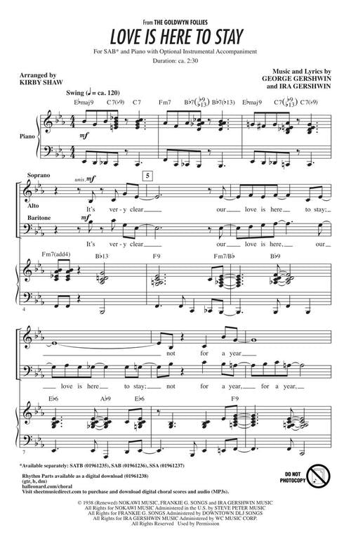 Love Is Here To Stay - sample page 2