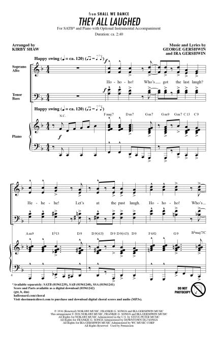 They All Laughed - sample page 2