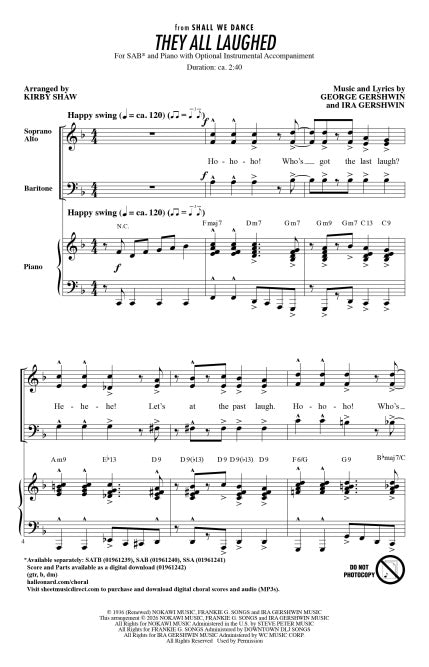 They All Laughed - sample page 2