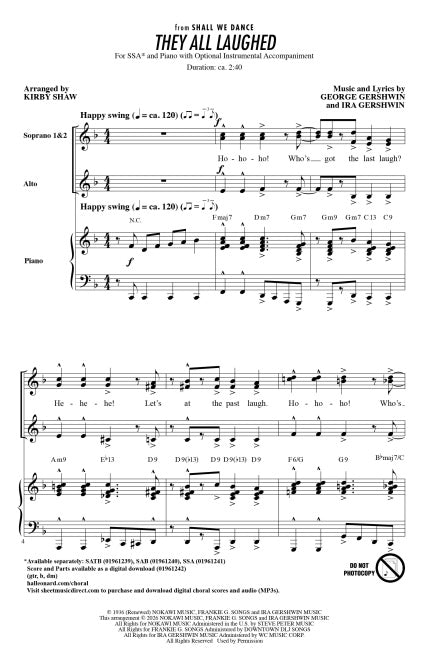 They All Laughed - sample page 2