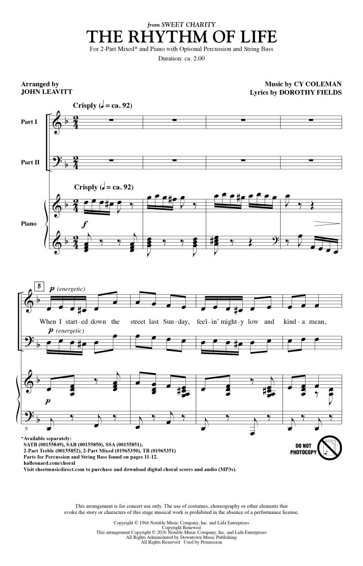 The Rhythm of Life - sample page 2
