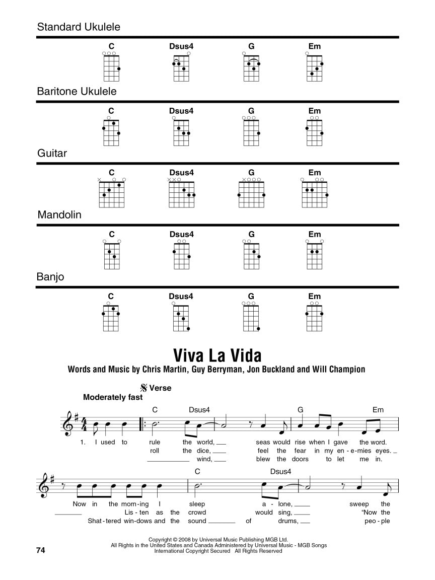 Easy Songs to Strum - sample page 7