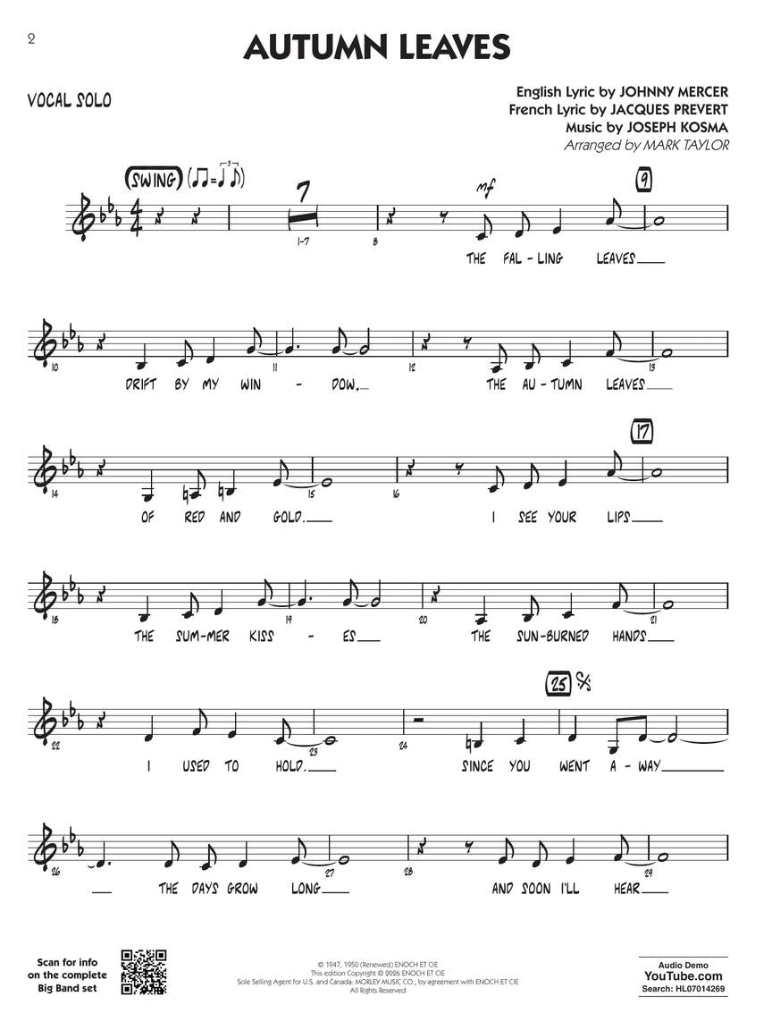 Classic Hits for the Big Band Vocalist - sample page 3