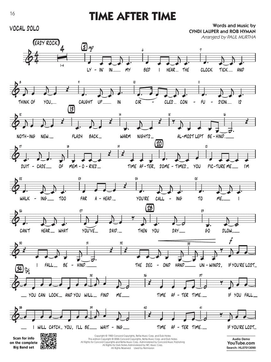 Classic Hits for the Big Band Vocalist - sample page 4