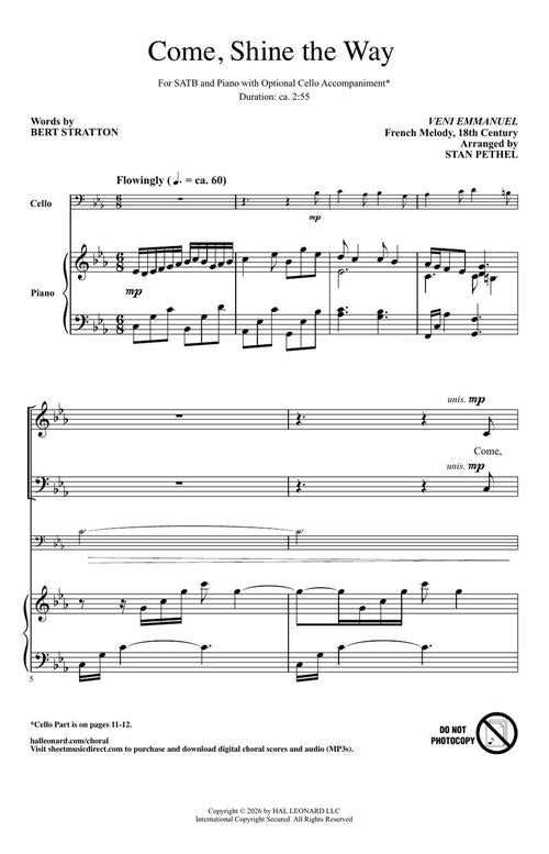 Come, Shine the Way - sample page 2