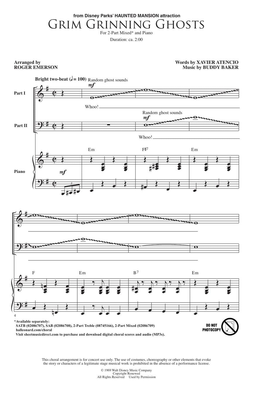 Grim Grinning Ghosts - sample page 2