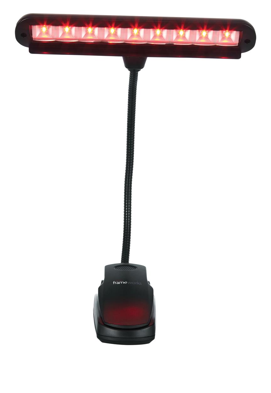 Gator Frameworks Clip-on Red Led Music Lamp With Adjustable Neck - sample page 2