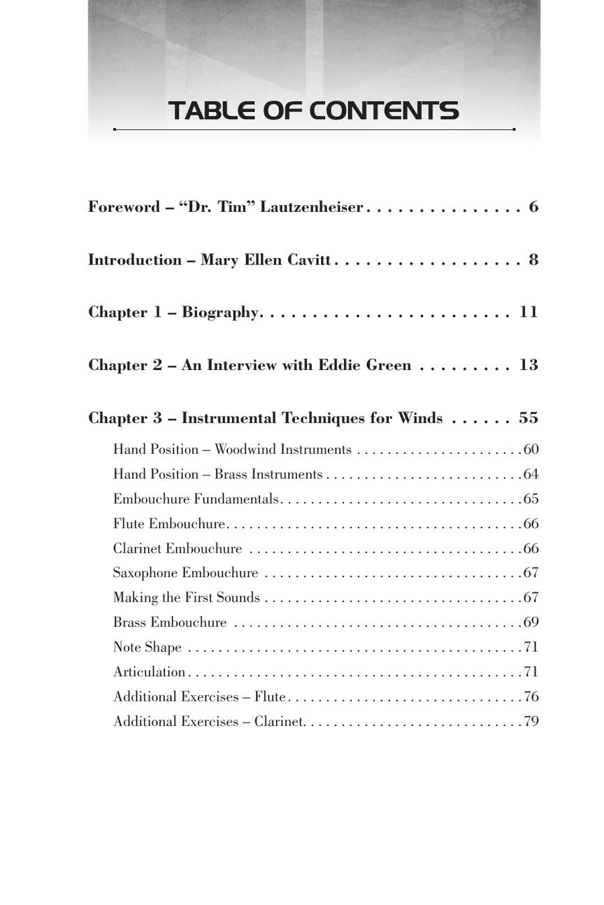 On Teaching Band: Notes from Eddie Green - sample page 2