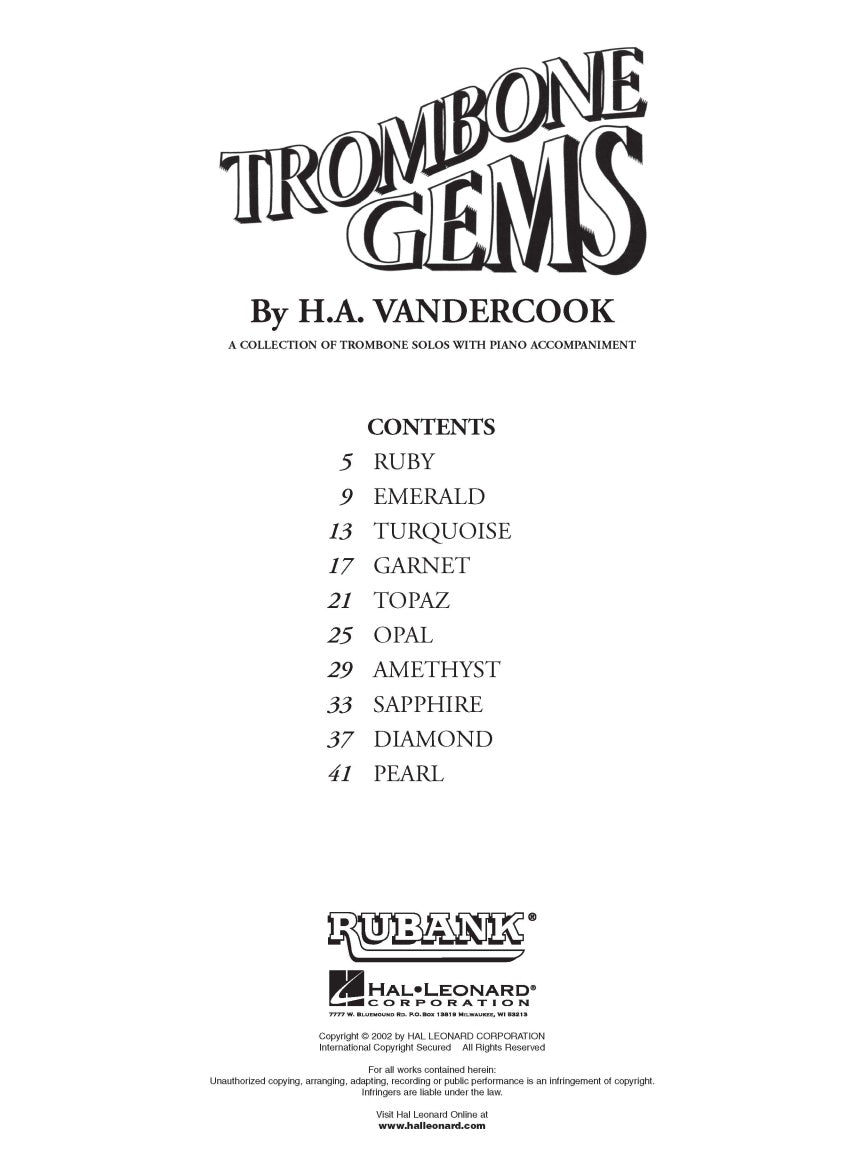 Trombone Gems - sample page 2