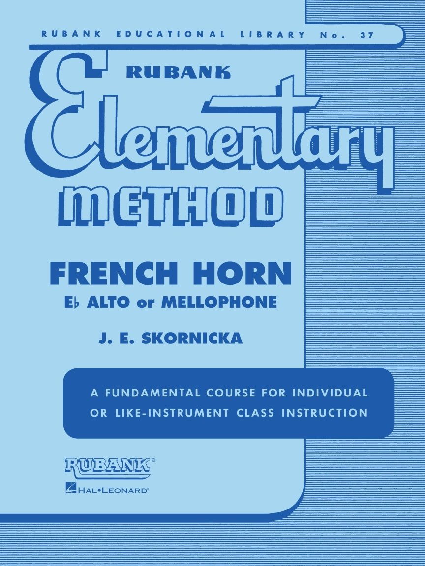 Rubank Elementary Method - French Horn in F or E-Flat and Mellophone - sample page 1