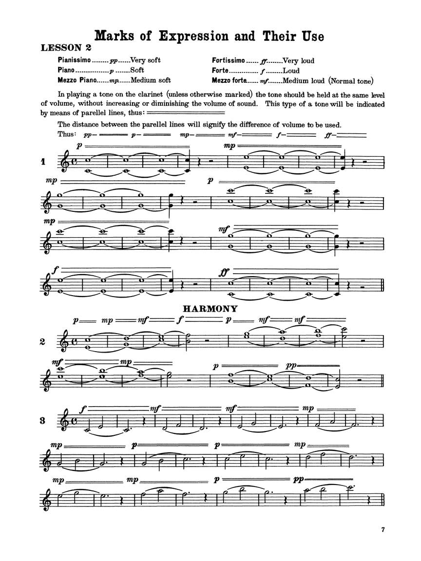 Rubank Intermediate Method – Clarinet - sample page 5
