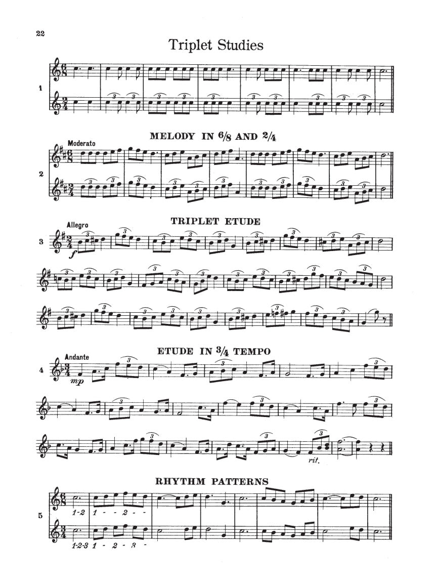 Rubank Intermediate Method – Saxophone - sample page 5