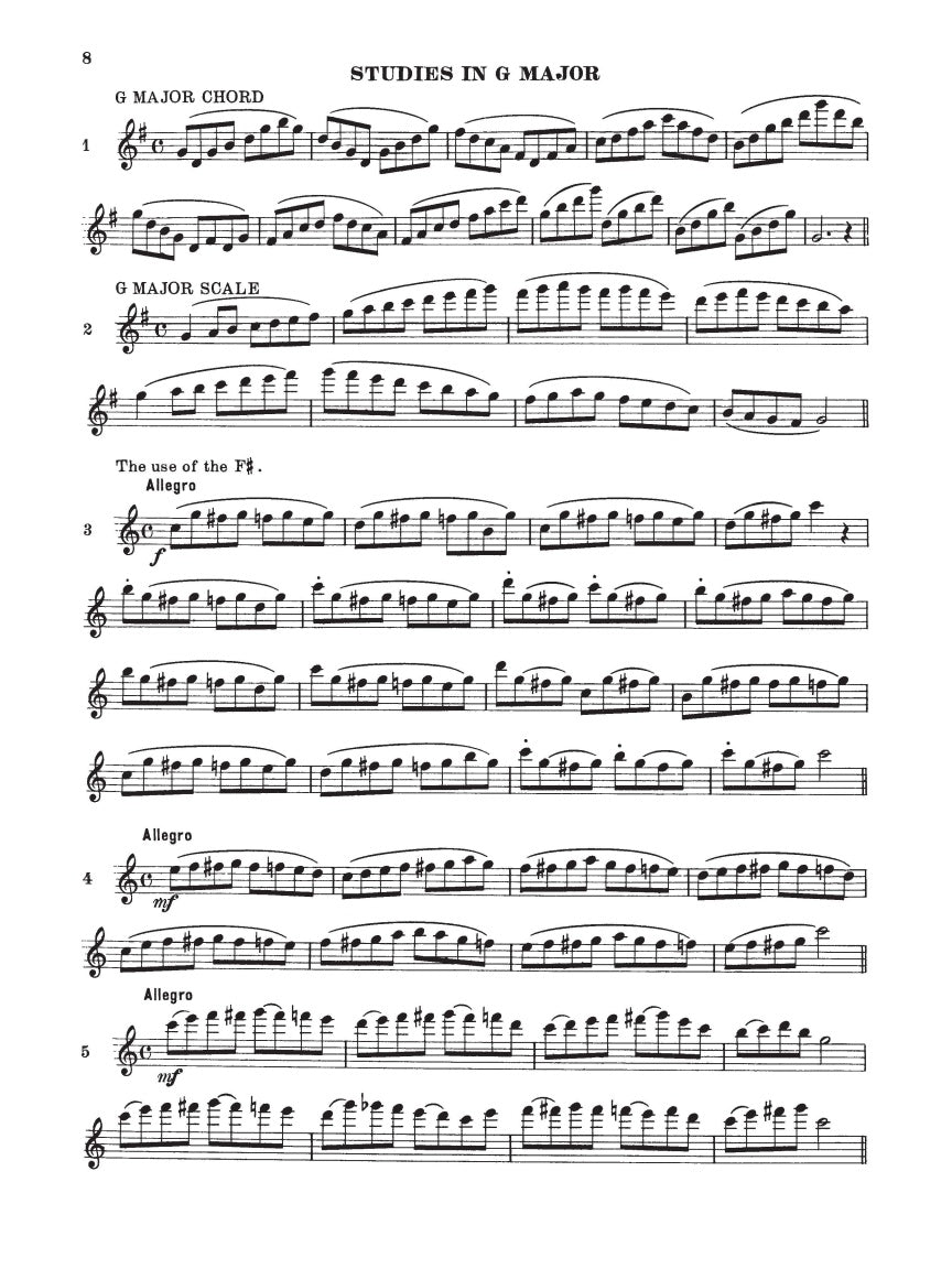 Rubank Intermediate Method – Flute or Piccolo - sample page 4