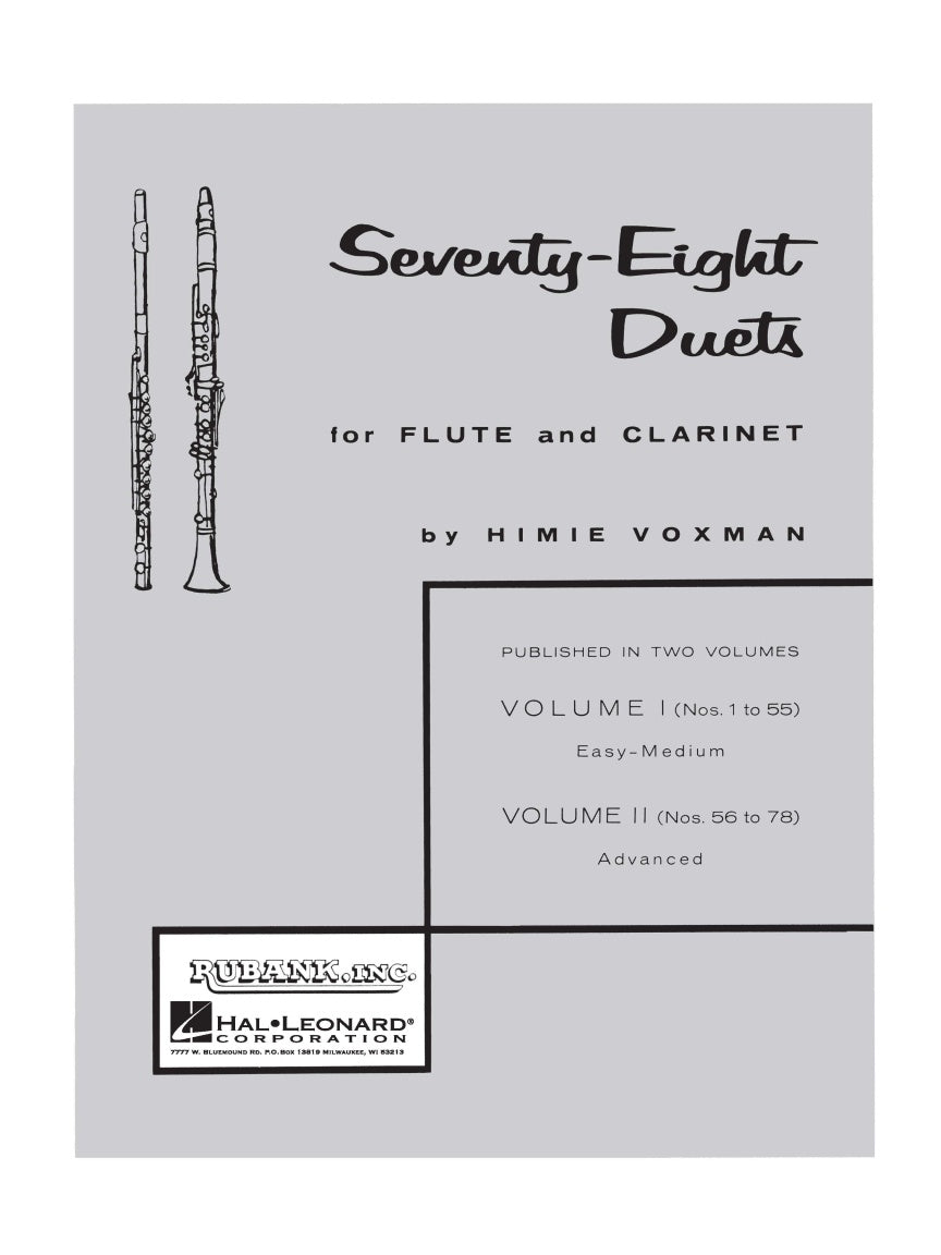 78 Duets for Flute and Clarinet - sample page 2