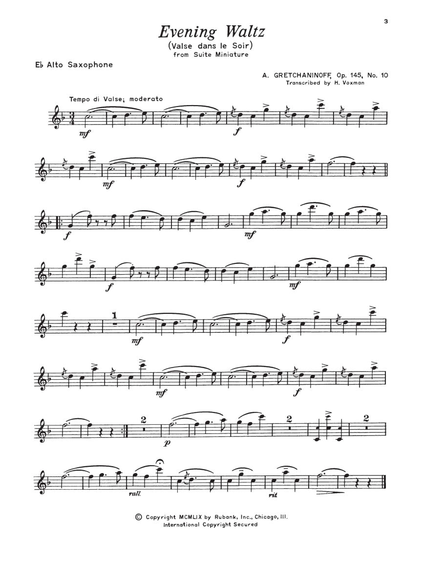 Concert and Contest Collection for Eb Alto Saxophone - sample page 3