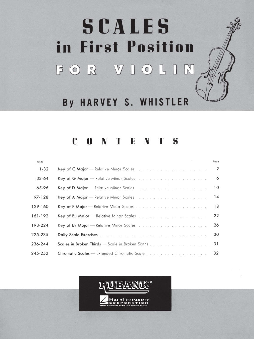 Scales in First Position for Violin - sample page 2