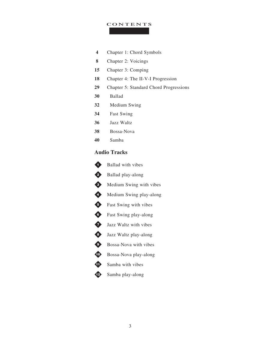 Voicing and Comping for Jazz Vibraphone - sample page 2