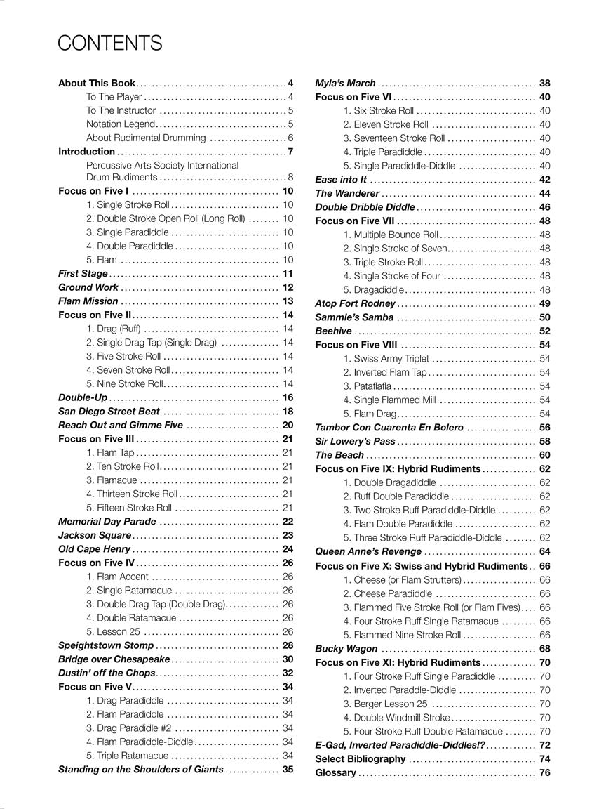 Rudimental Drum Solos for the Marching Snare Drummer - sample page 3
