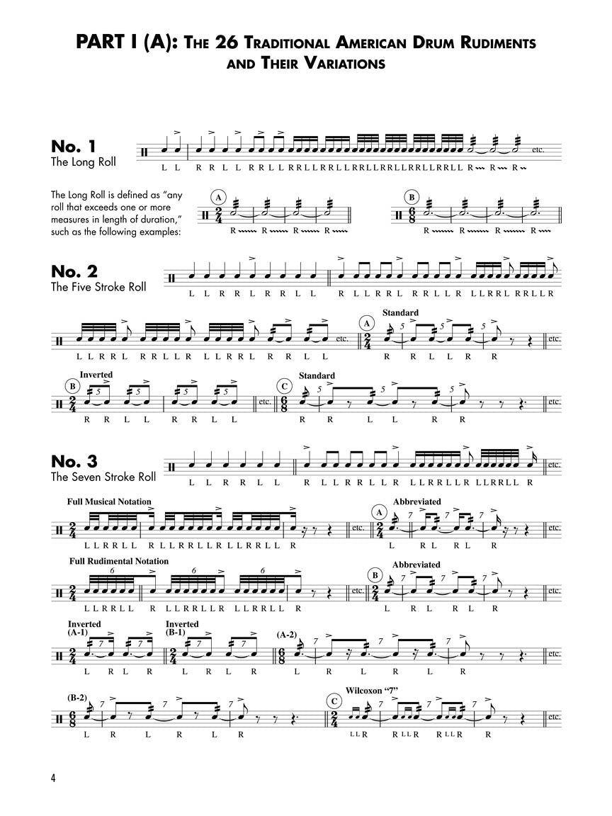 The 26 Traditional American Drumming Rudiments - sample page 4