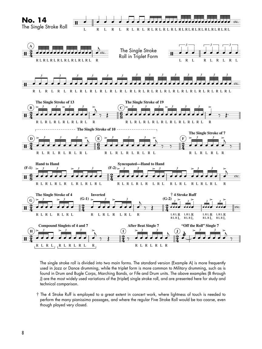 The 26 Traditional American Drumming Rudiments - sample page 5