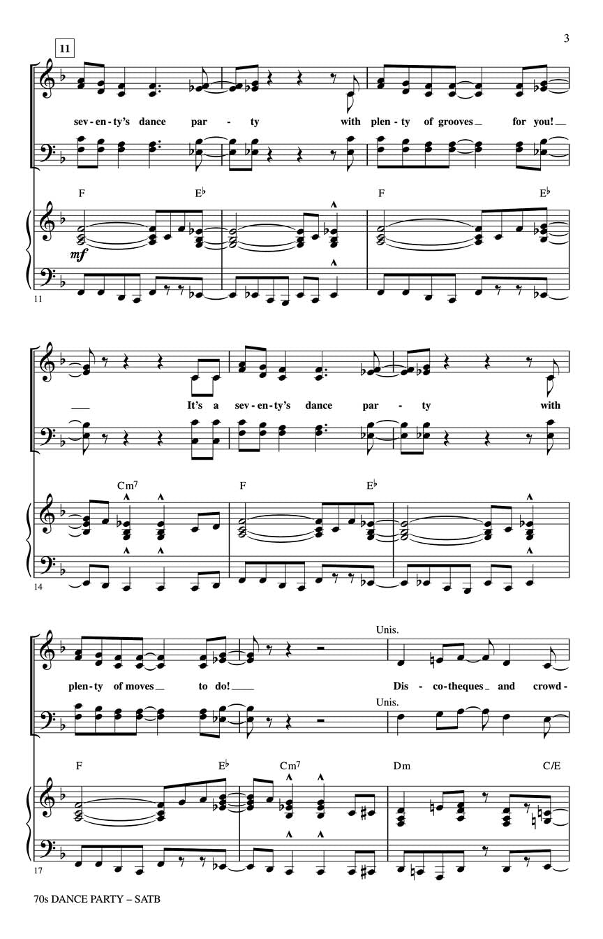 '70s Dance Party - sample page 2