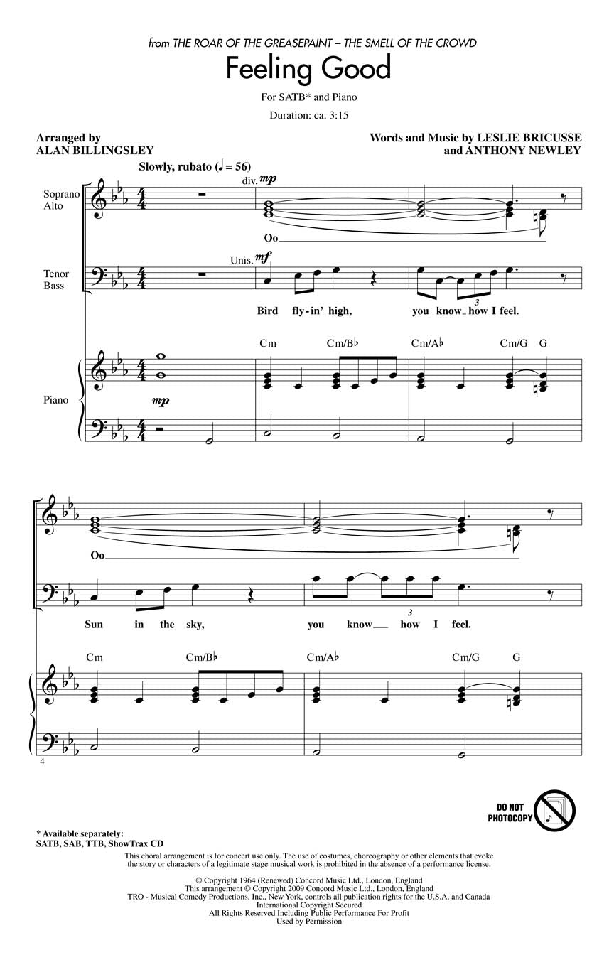 Feeling Good - sample page 1