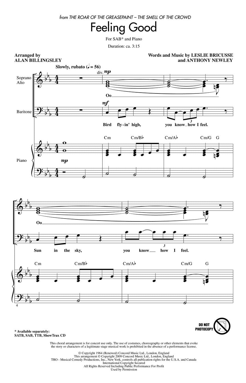 Feeling Good - sample page 1